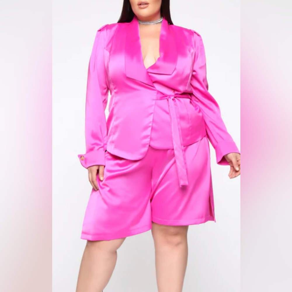 Pink Short Suit